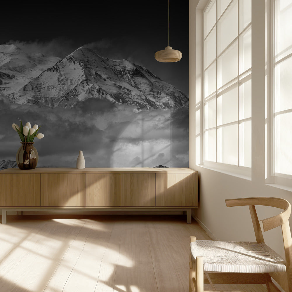 Denali von der gegenüberliegenden Gratlinie aus | Hintergrundbild