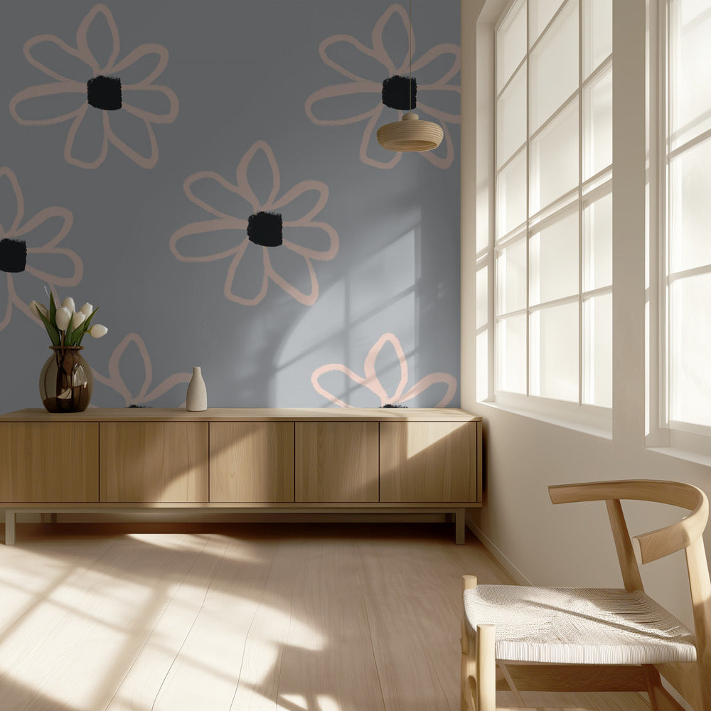 Kräftige Blumen | Tapete