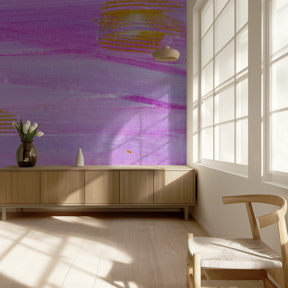 Bunte Striche Horizontal | Tapete