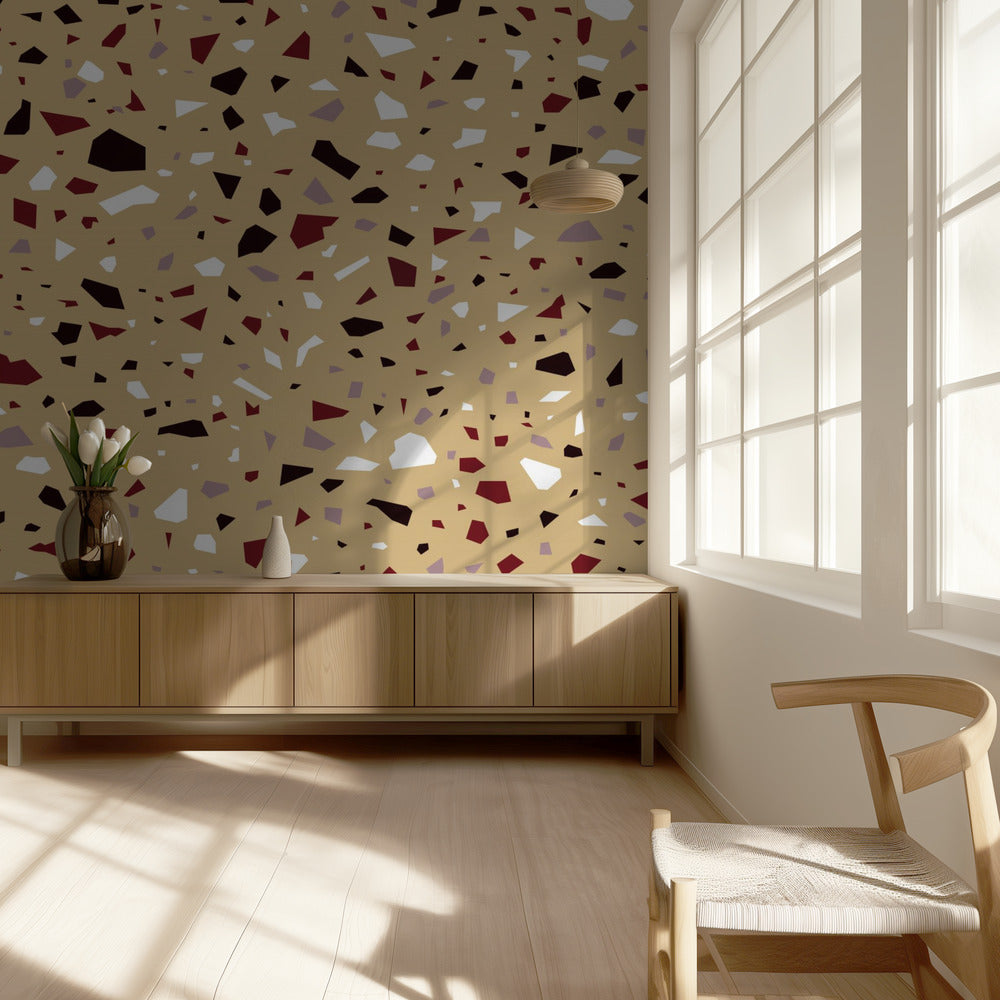Speckles_Mustard | Tapete