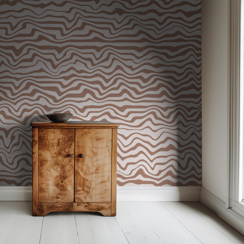 Gewellte Wellen | Tapete