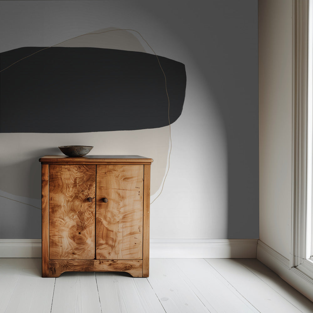 Geometrische Formen und Neutral | Tapete