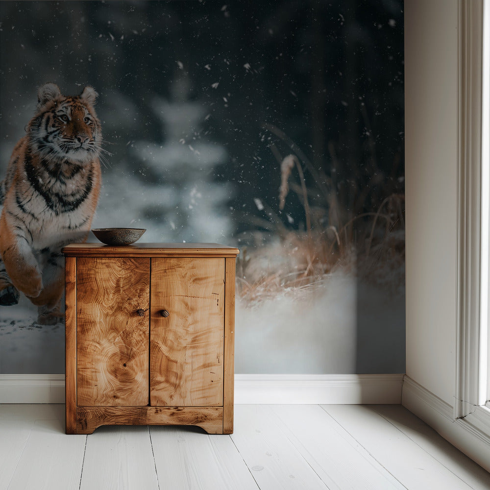 Der sibirische Tiger | Hintergrundbild
