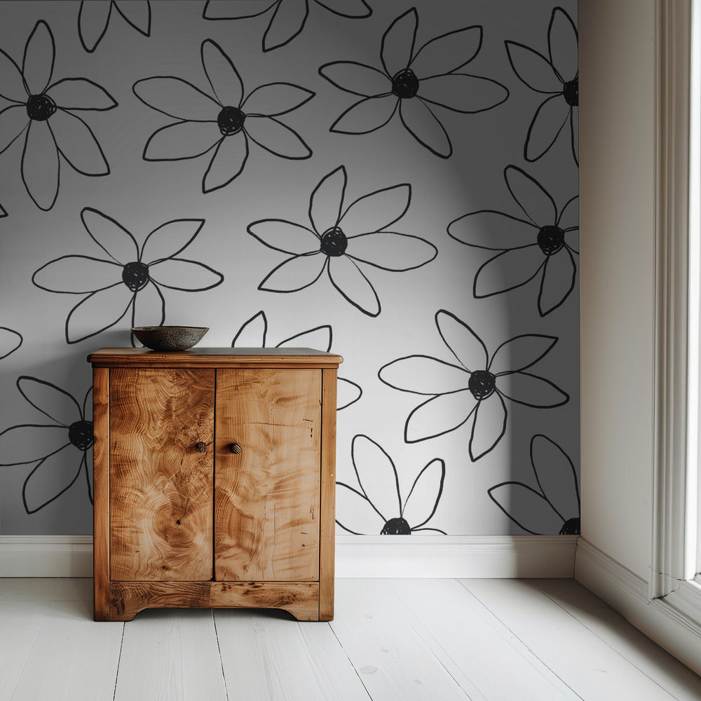 Luftige Blumen | Tapete