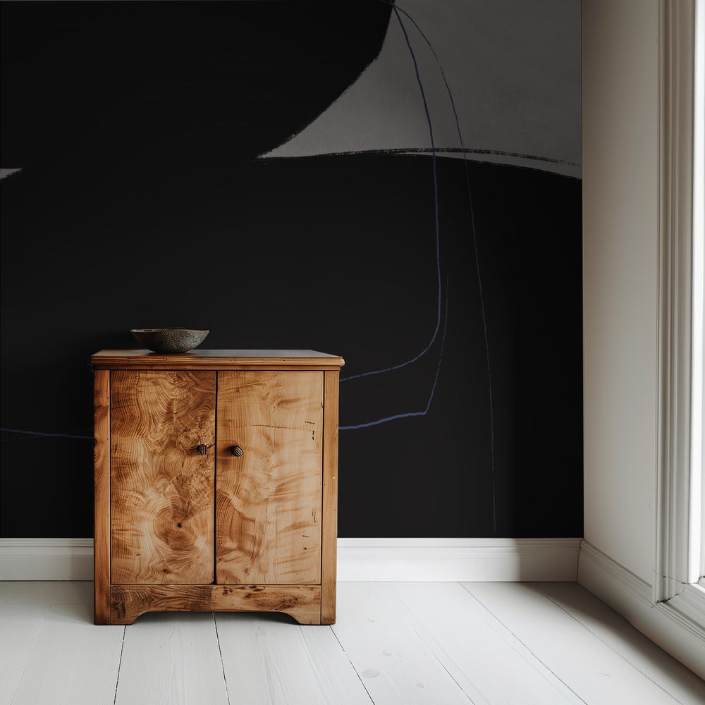 Gebogene Schatten | Tapete
