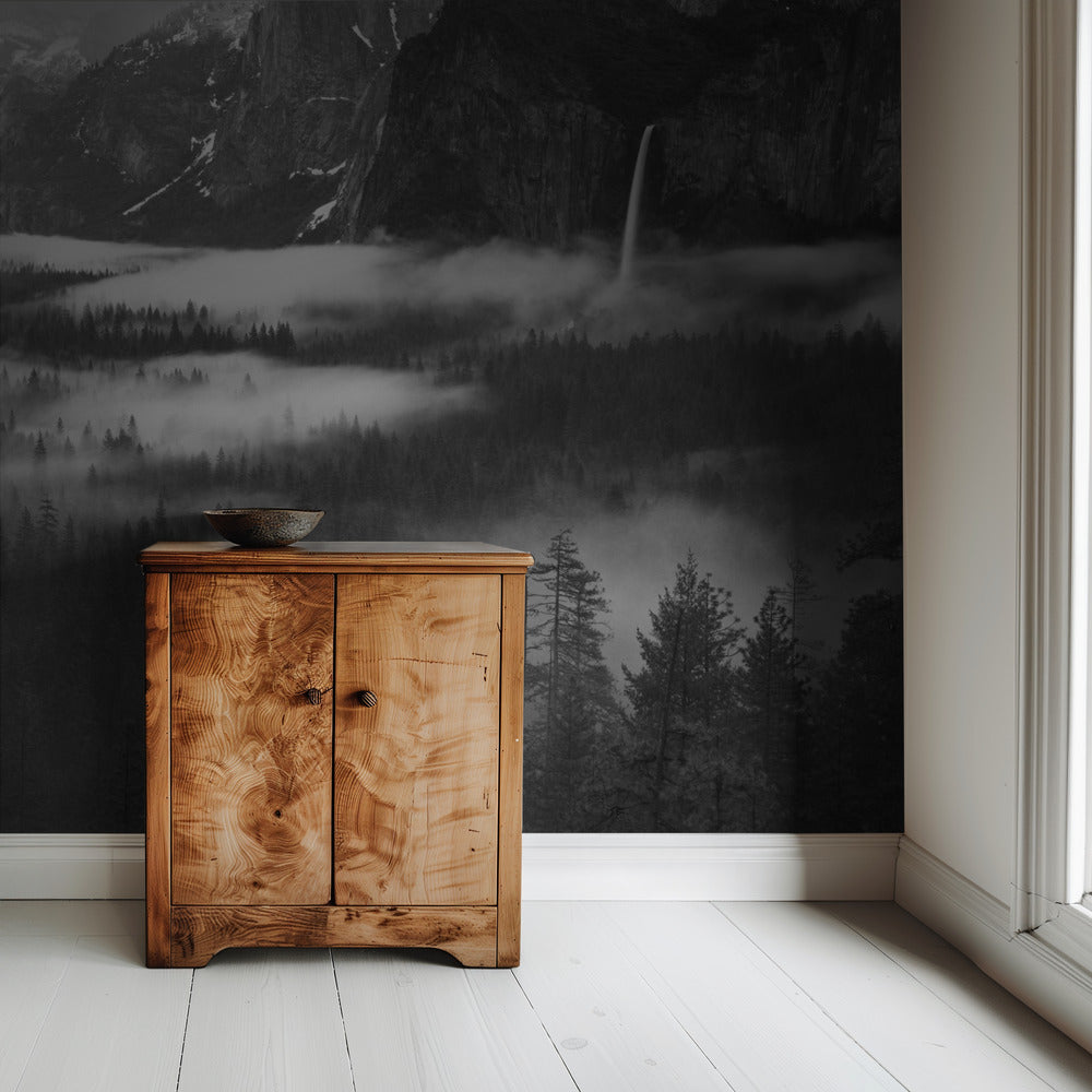 Nebel im Yosemite Valley | Hintergrundbild
