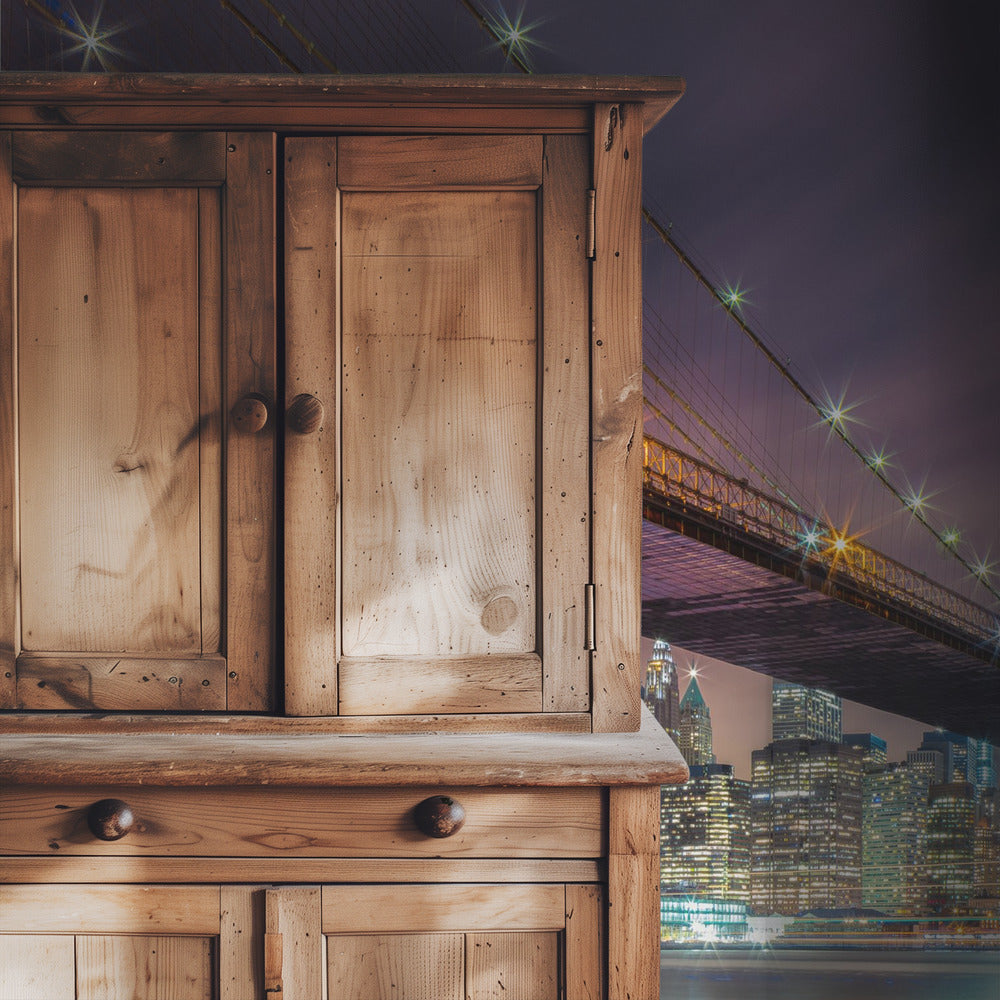 Brooklyn Bridge bei Nacht | Hintergrundbild