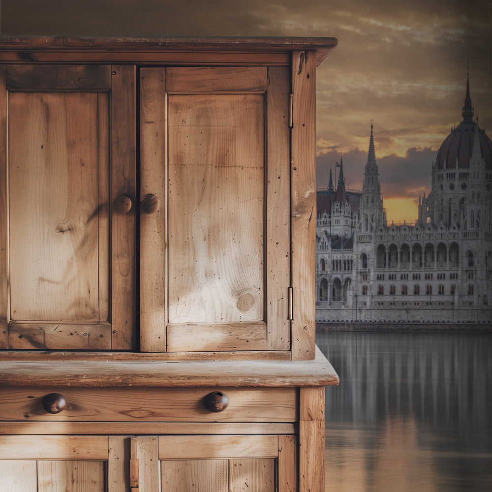Sonnenaufgang in Budapest | Hintergrundbild