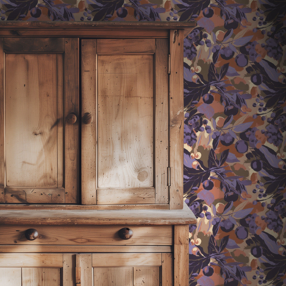 Lila Gartenrhythmus | Tapete