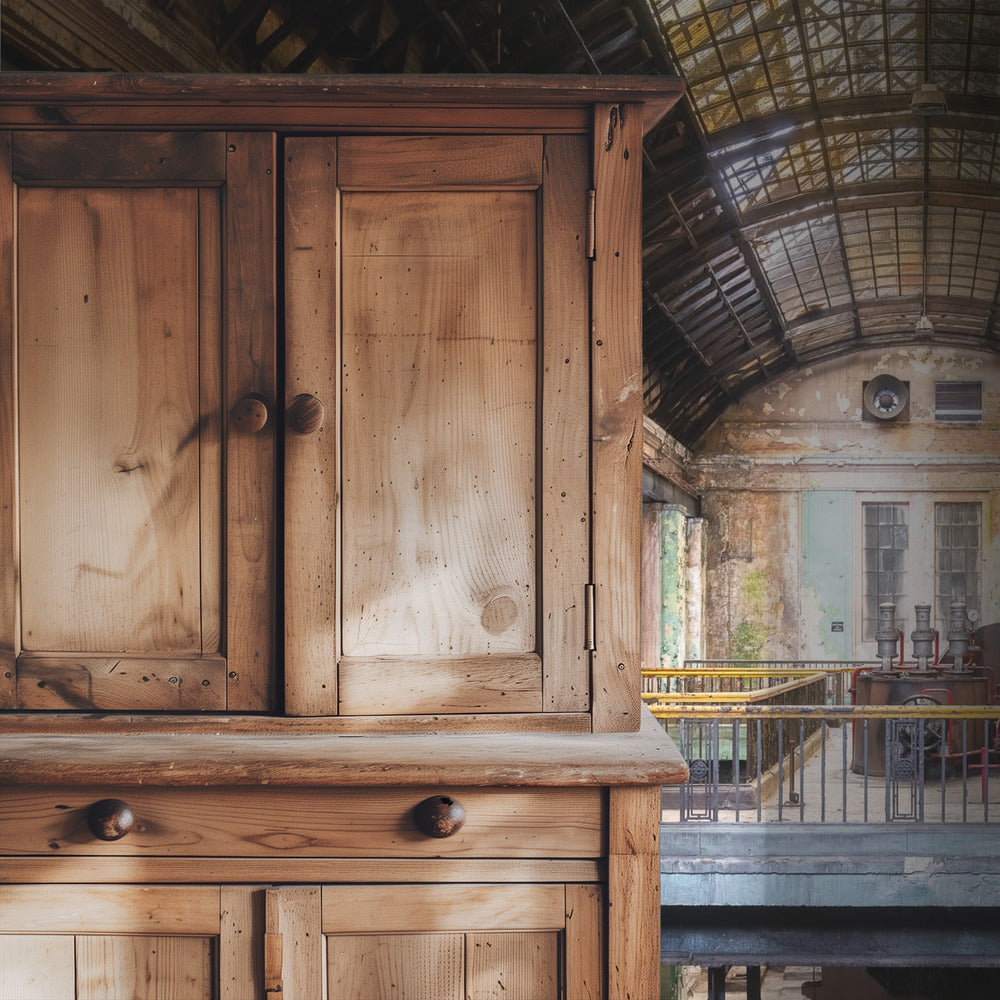 Industriehalle im Verfall | Tapete