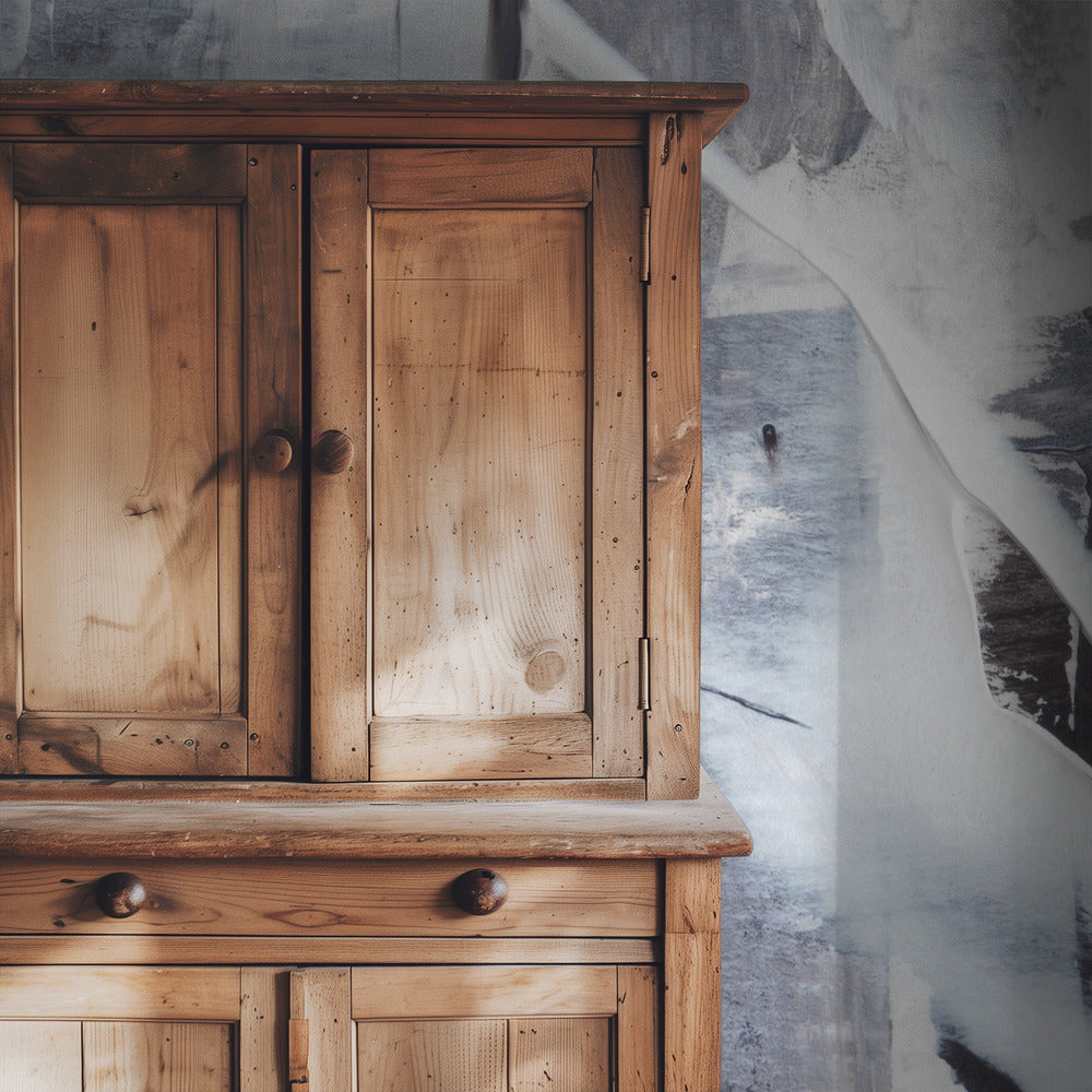 Monochrome Pinselstriche | Tapete