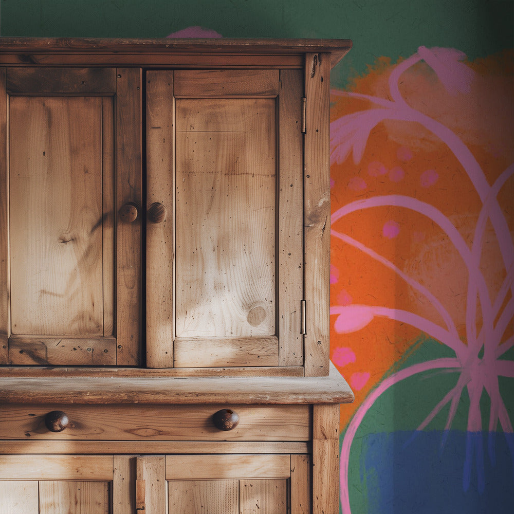 Floral Burst Symphony | Tapete