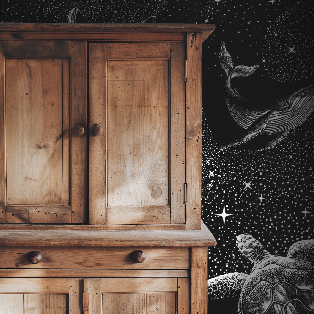 Kosmischer Ozean (Schwarze Version) | Hintergrund