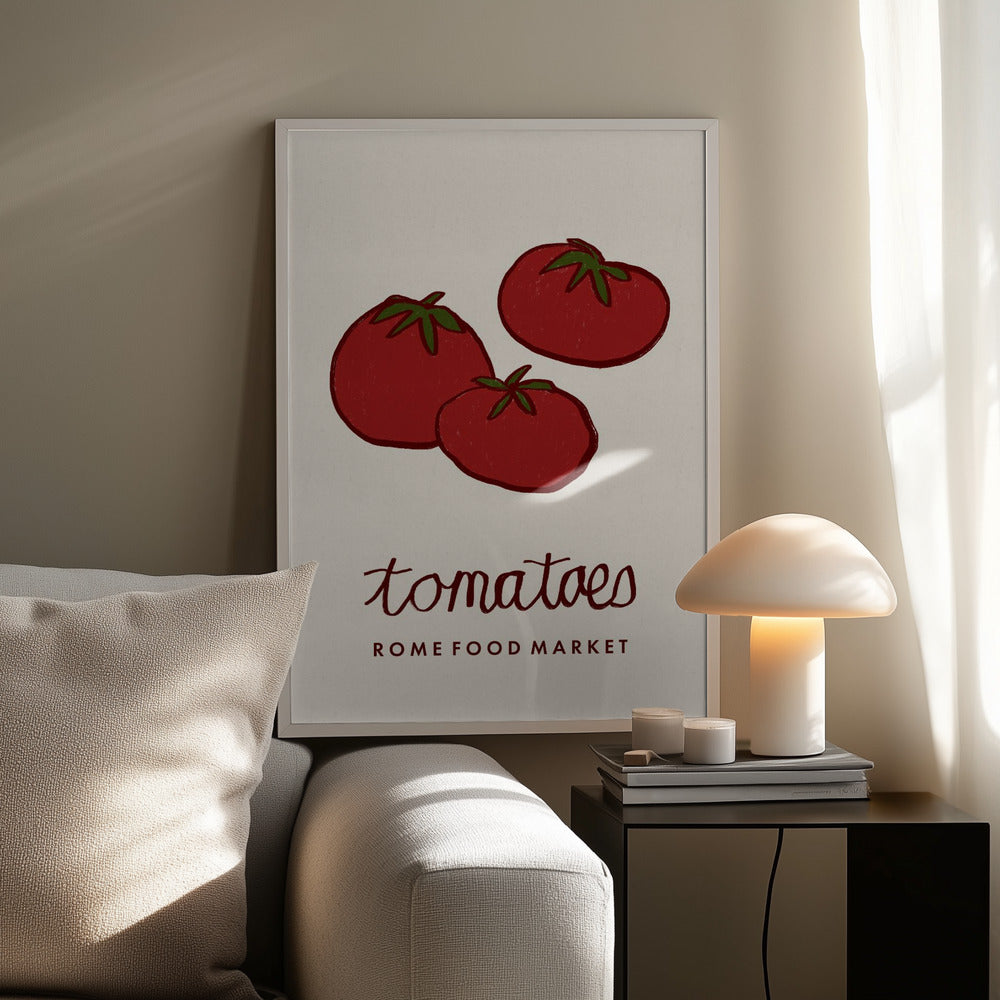 Food Art - Tomaten Rom Lebensmittelmarkt | Poster