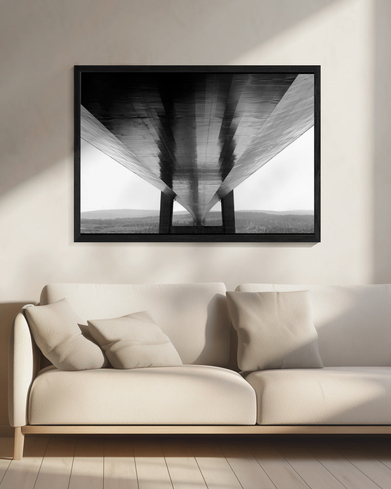 Unter der Brücke | Leinwand