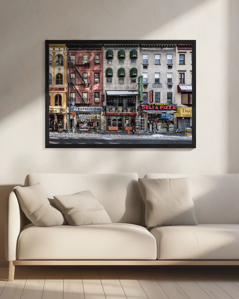 Ein kalter Tag in NY | Leinwand