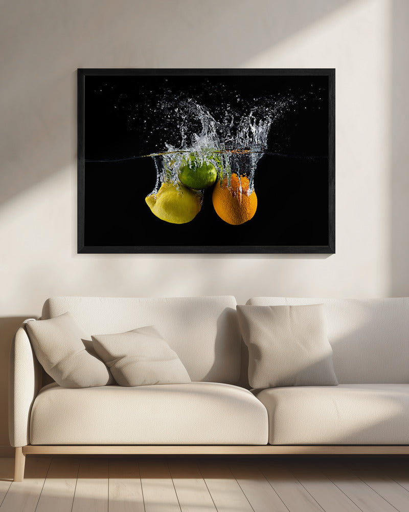 Zitrusspritzer | Leinwand