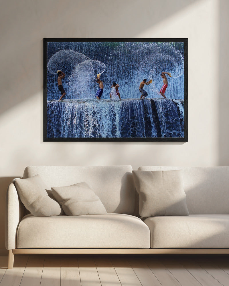 Mit Spritzern spielen | Leinwand