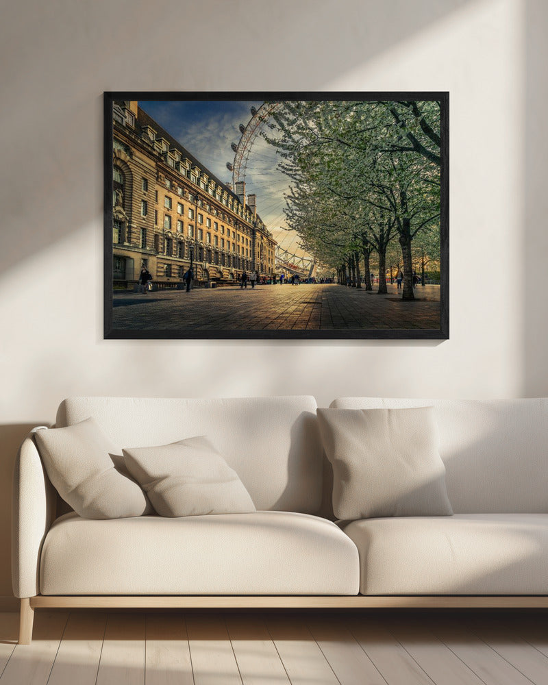 Last Daylights at the London Eye | Canvas
