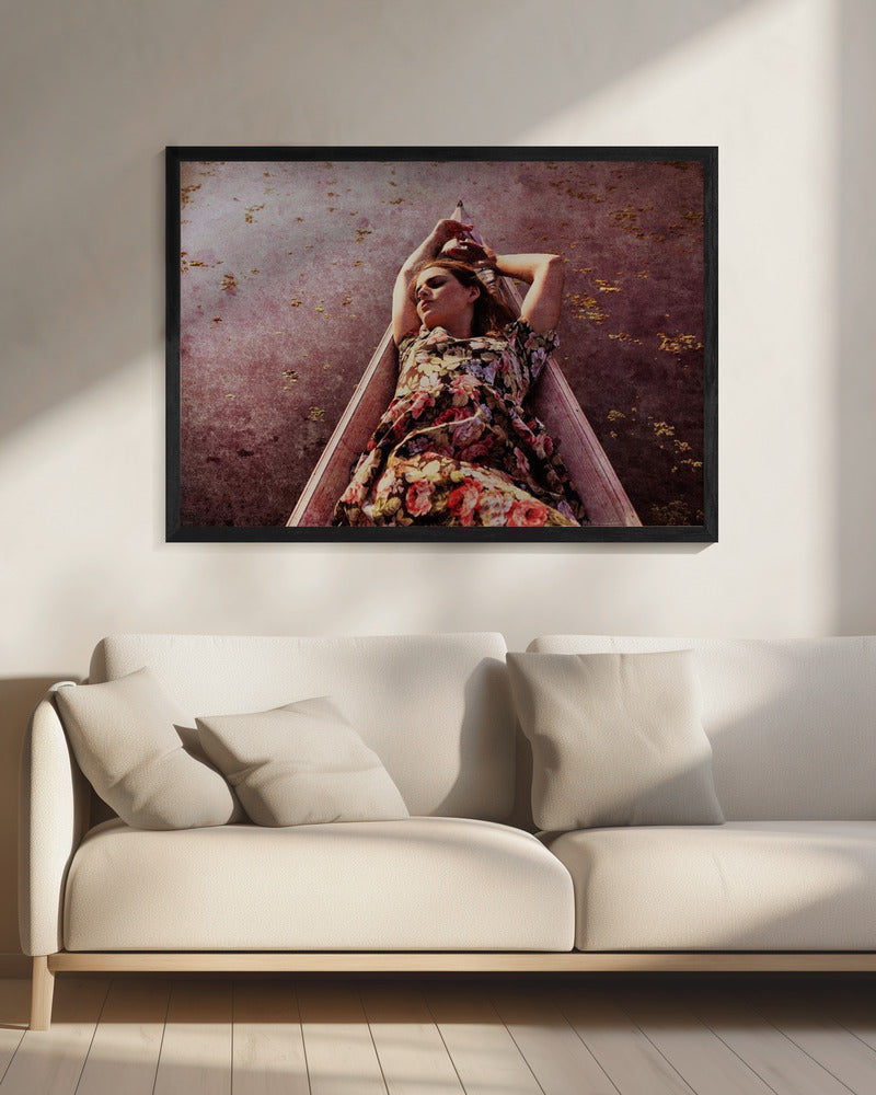 Abend am See | Leinwand