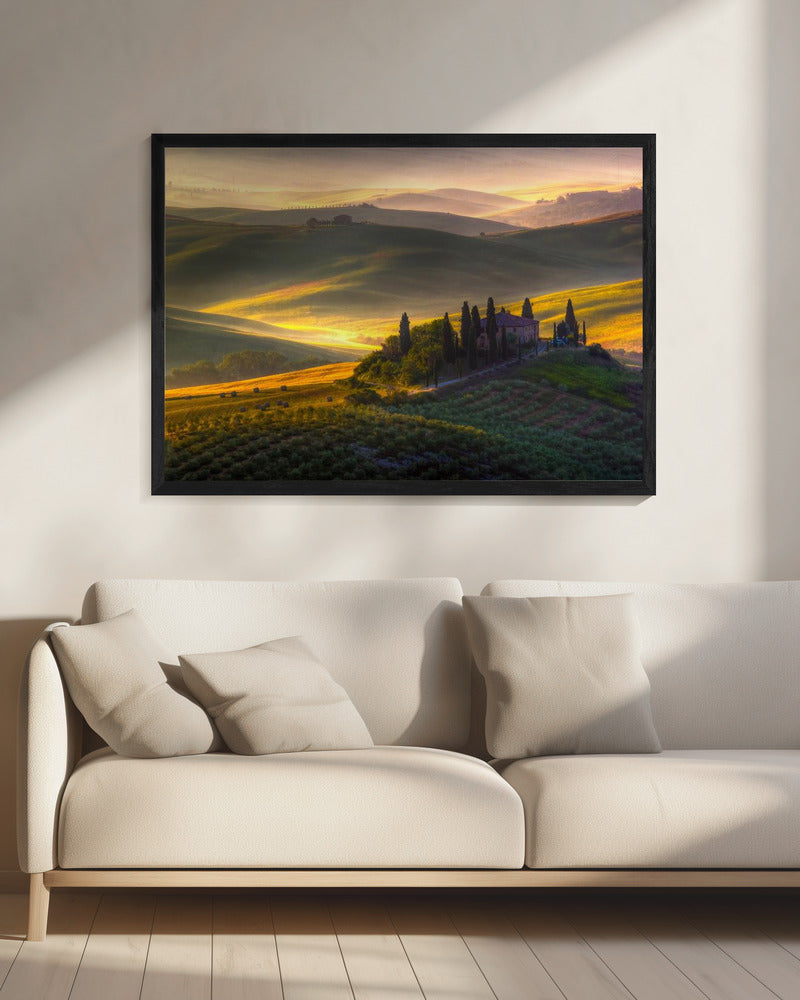 Von Grün und Gold | Leinwand