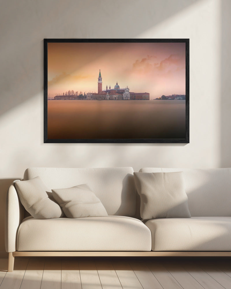 Venedig rosa Sonnenaufgang | Leinwand