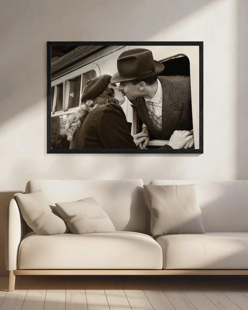 Der Abschiedskuss | Leinwand