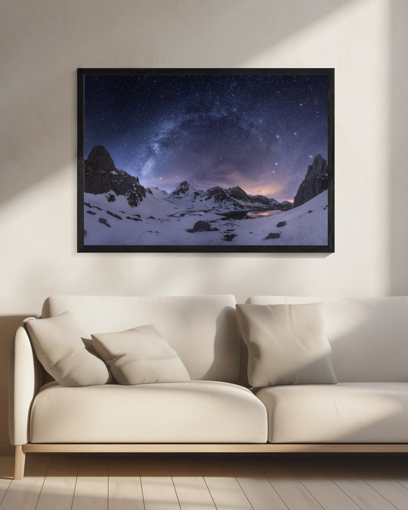 Winterweg | Leinwand