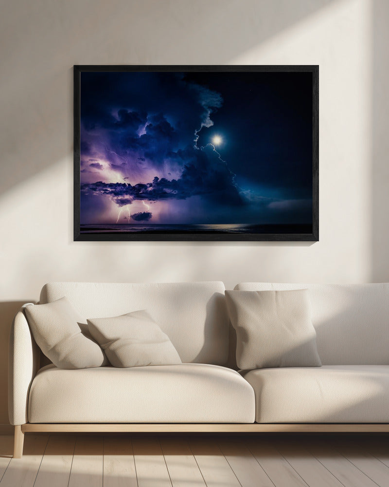 Gewitterwolkeninvasion | Leinwand