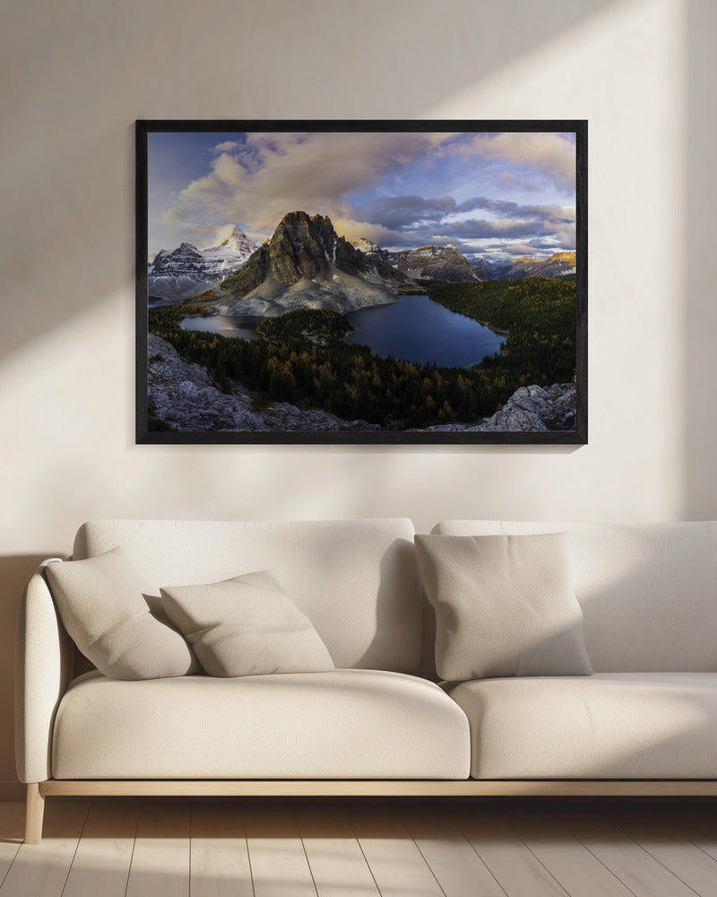 Sonnenaufgang am Mount Assiniboine | Leinwand