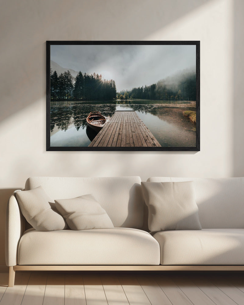 Nebliger Morgen | Leinwand