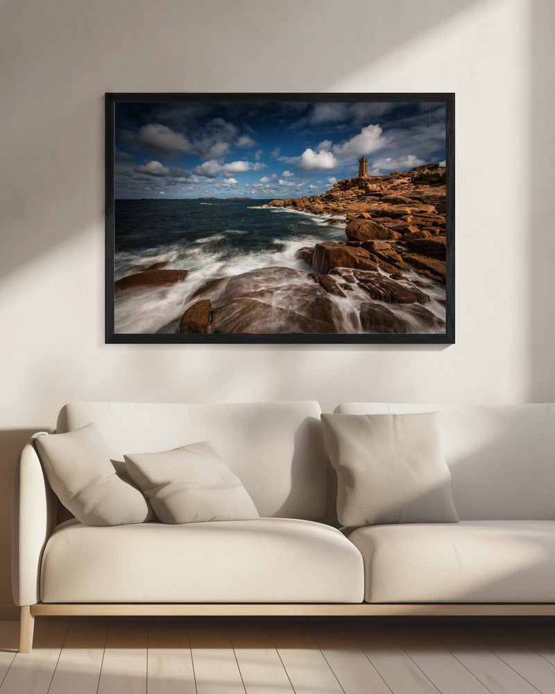 Le phare de Ploumanac'h | Leinwand
