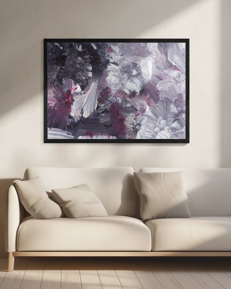Florale impressionistische Pinselstriche | Leinwand