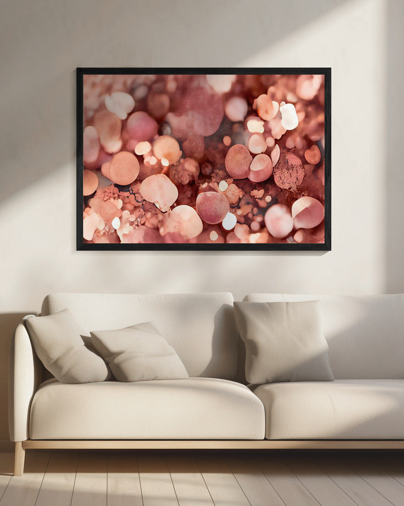 Blush Bokeh Dream | Leinwand