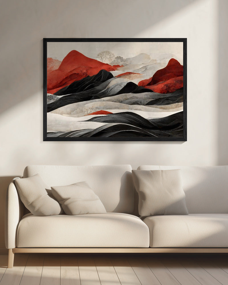 Crimson Peaks | Leinwand