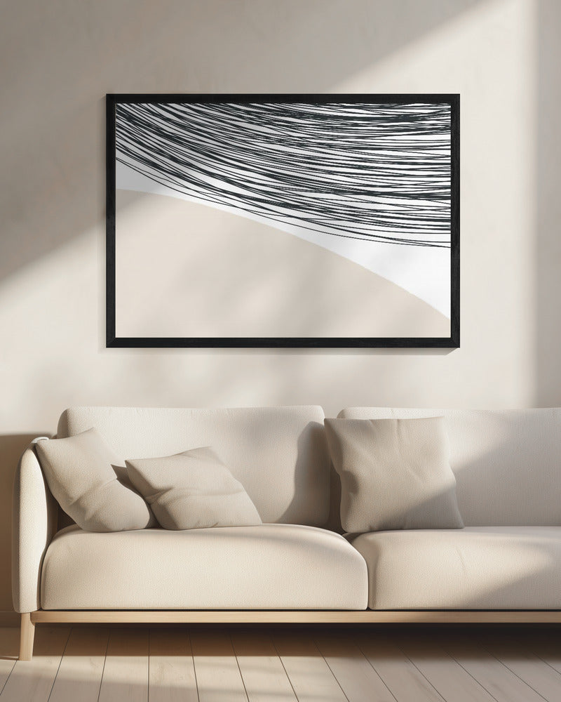 Harmonie geschwungener Linien | Leinwand