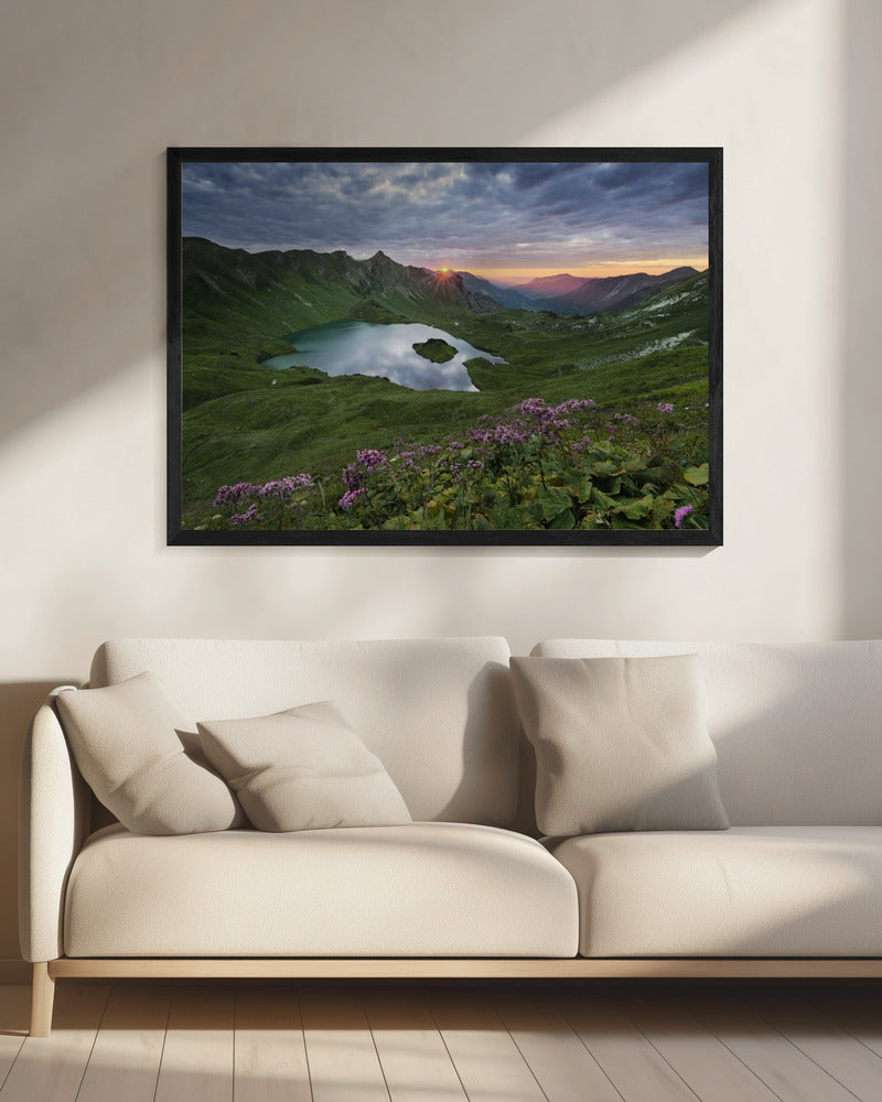 Magischer Bergsee | Leinwand