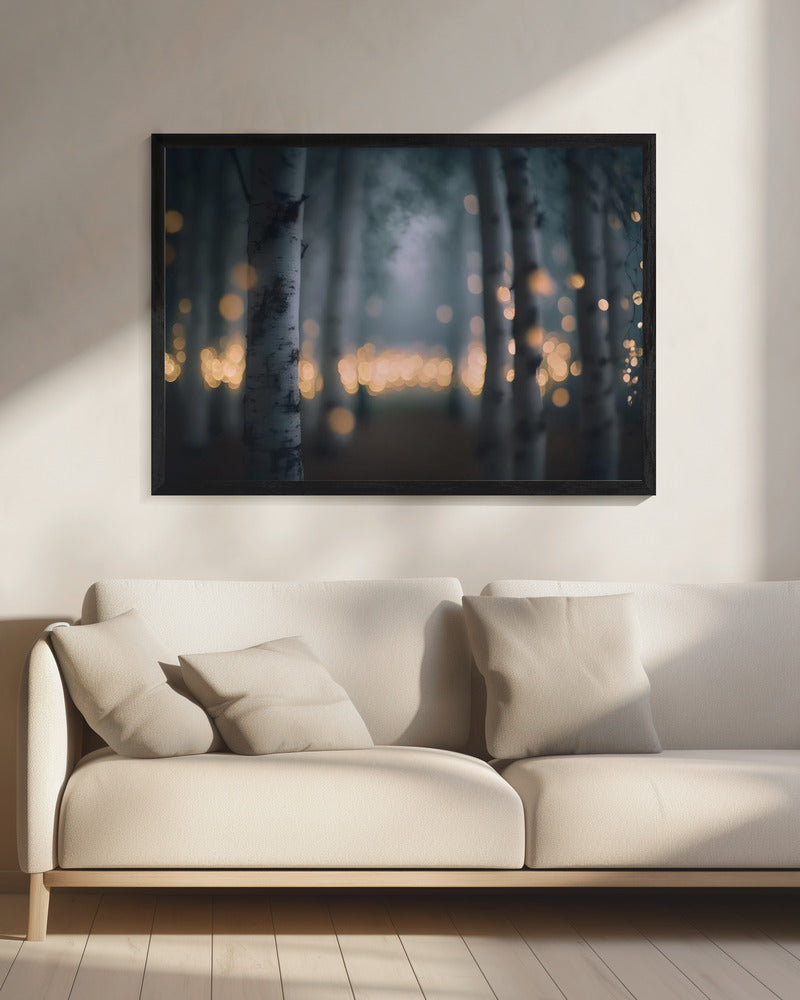 Verzauberter Leuchtwald | Leinwand
