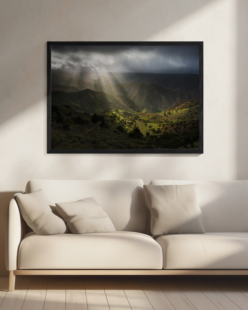 Magische Strahlen | Leinwand
