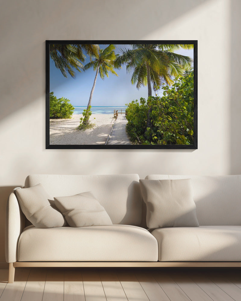 Zum Strand | Leinwand