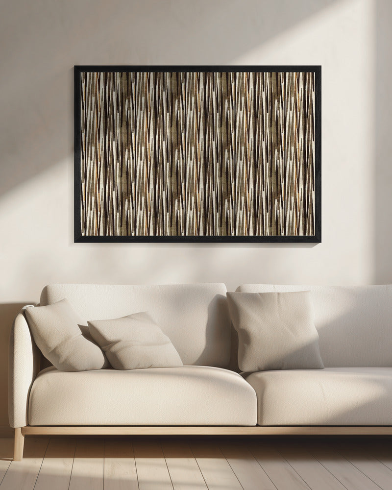 Symmetrische Streifen | Leinwand