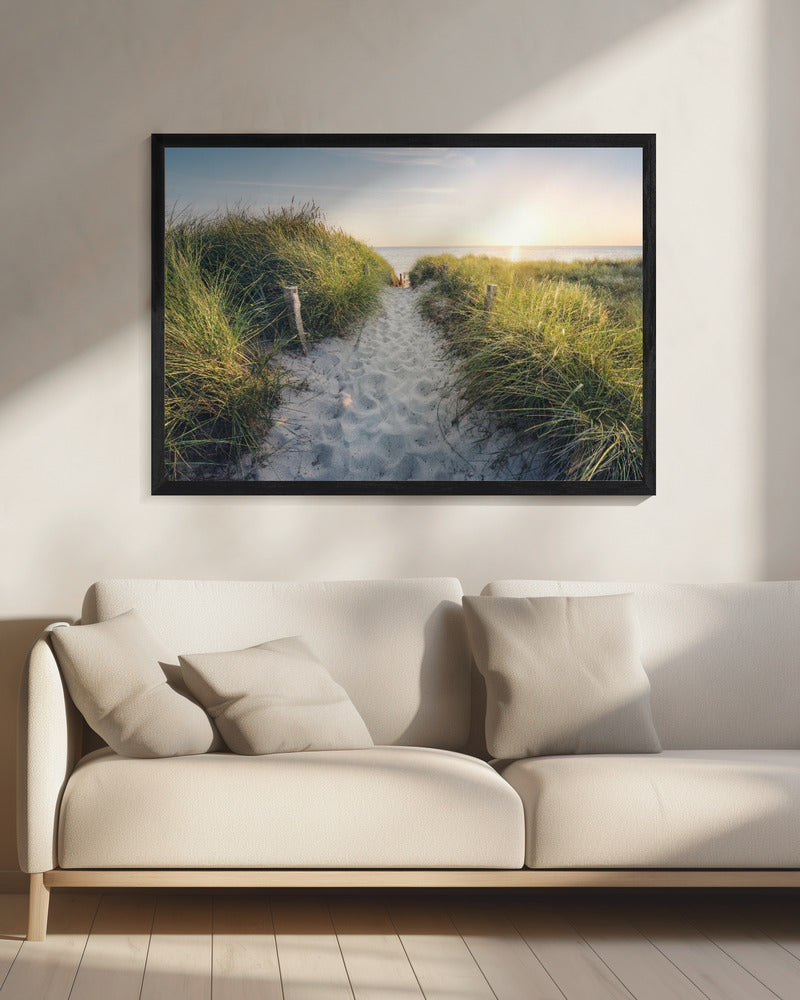 Zum Strand | Leinwand