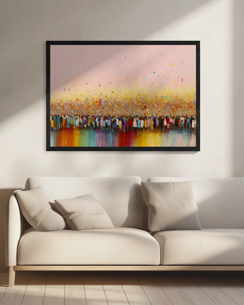 Lebendige Versammlung | Leinwand