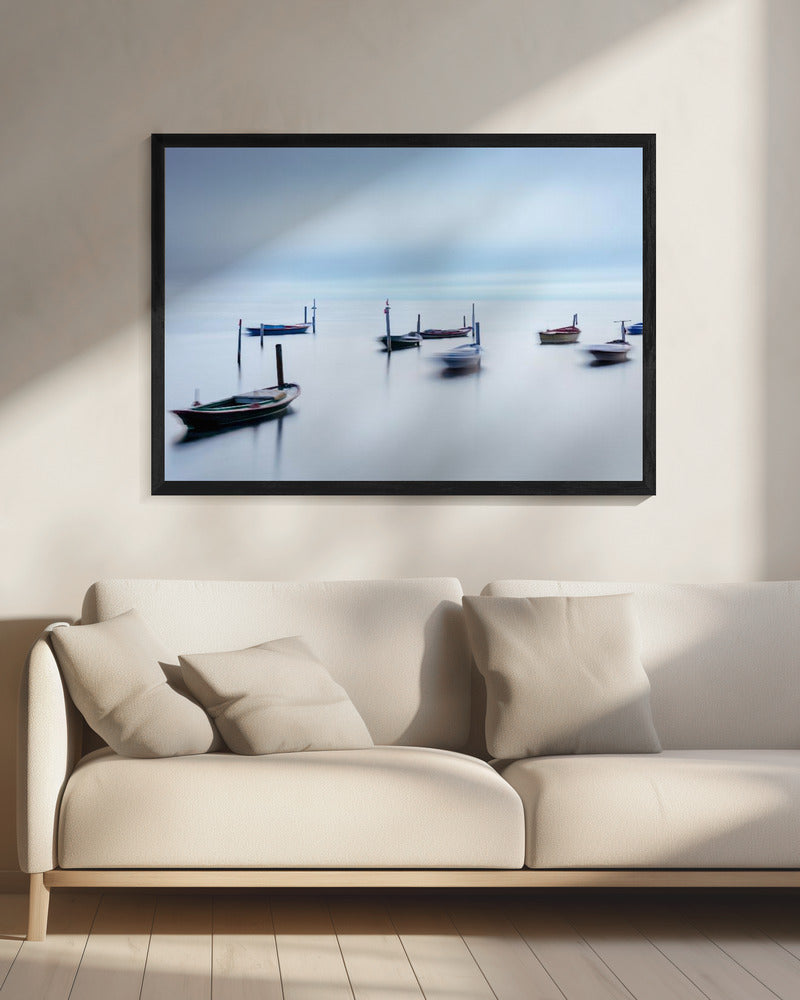 Tanzende Boote II Farbe | Leinwand