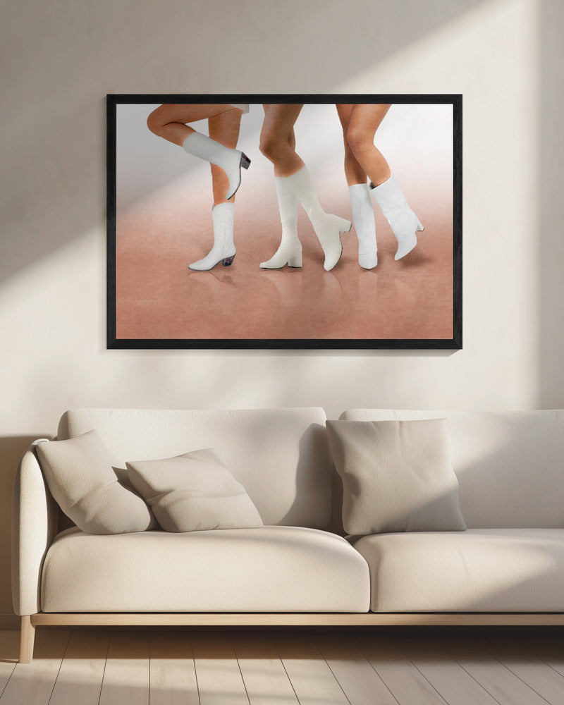 Boots in Motion | Leinwand