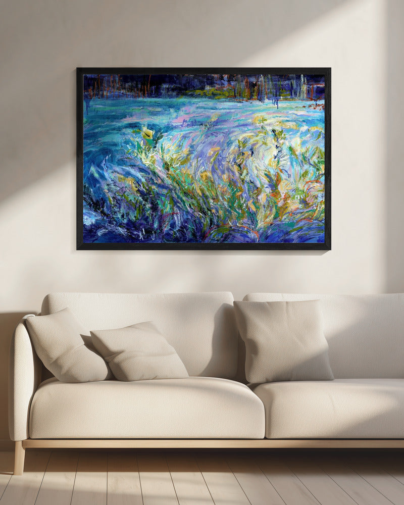Brillante Blütenlandschaft | Leinwand