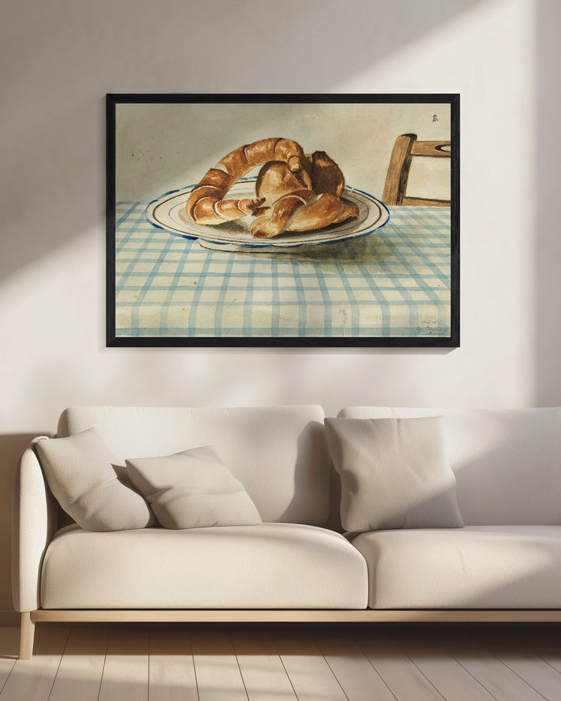Still Life With Pastry Plate | Canvas