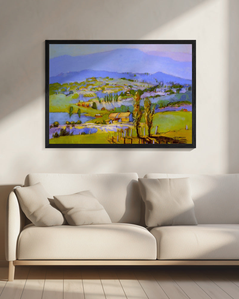 Goldene Tallandschaft | Leinwand