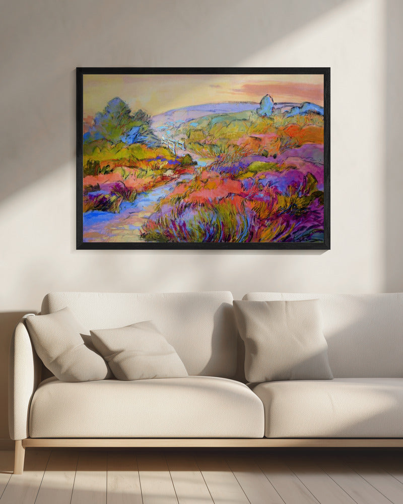Lebendiger Wiesenweg | Leinwand