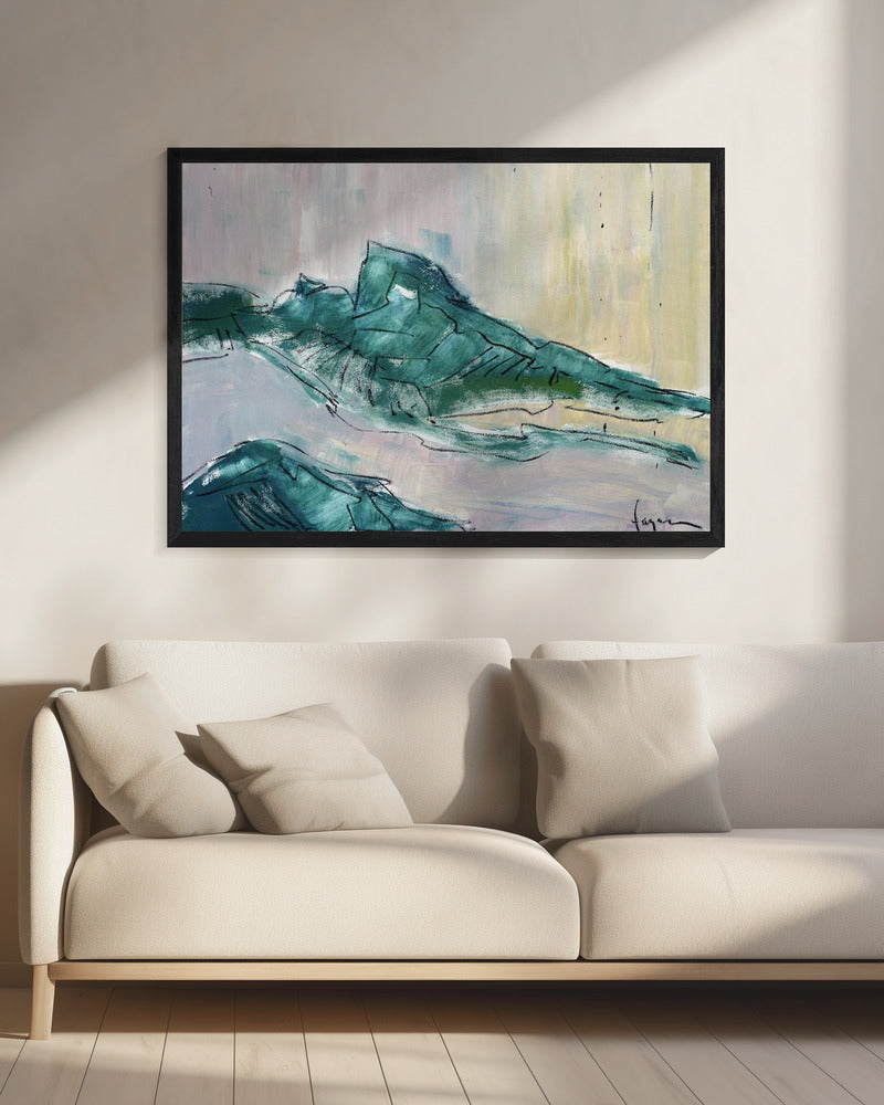Tränen für den Berg | Leinwand